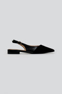Μπαλαρίνες slingback μυτερές - Μαύρο - thefashionproject.gr - Sergio Todzi