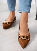 Μπαλαρίνες suede με αλυσίδα Xti 142000