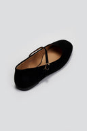 Μπαλαρίνες suede με μπαρέτα ERYNN - Μαύρο - thefashionproject.gr - ERYNN