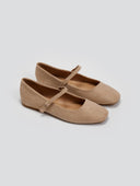 Μπαλαρίνες suede με μπαρέτα ERYNN - Τάουπε - thefashionproject.gr - ERYNN - 23561035002
