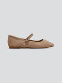 Μπαλαρίνες suede με μπαρέτα ERYNN - Τάουπε - thefashionproject.gr - ERYNN - 23561035002