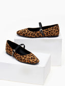 Μπαλαρίνες suede με print