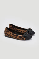 Μπαλαρίνες suede με print ERYNN