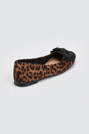 Μπαλαρίνες suede με print ERYNN
