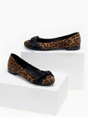 Μπαλαρίνες suede με print Estil - Leopard - thefashionproject.gr - Estil