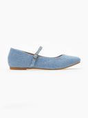 Μπαλαρίνες τζιν με μπαρέτα ERYNN - Μπλε jean - thefashionproject.gr - ERYNN