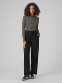 Μπλούζα μακρυμάνικη με ρίγες AWARE by VERO MODA 10298360