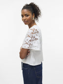 Μπλούζα με δαντέλα στα μανίκια Vero Moda 10329679