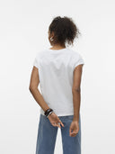 Μπλούζα με πλεκτή λεπτομέρεια Vero Moda 10329678
