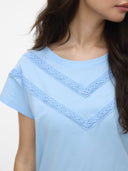 Μπλούζα με πλεκτή λεπτομέρεια Vero Moda 10329678