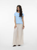 Μπλούζα με πλεκτή λεπτομέρεια Vero Moda 10329678