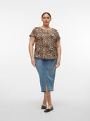 Μπλούζα plus size με print Vero Moda Curve 10307498
