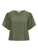 Μπλούζα plus size με v cut λαιμόκοψη CARMAKOMA 15316977
