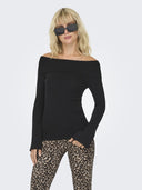 Μπλούζα ριμπ strapless ONLY 15328246