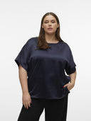 Μπλούζα σατέν με ρεβέρ Vero Moda Curve 10303160