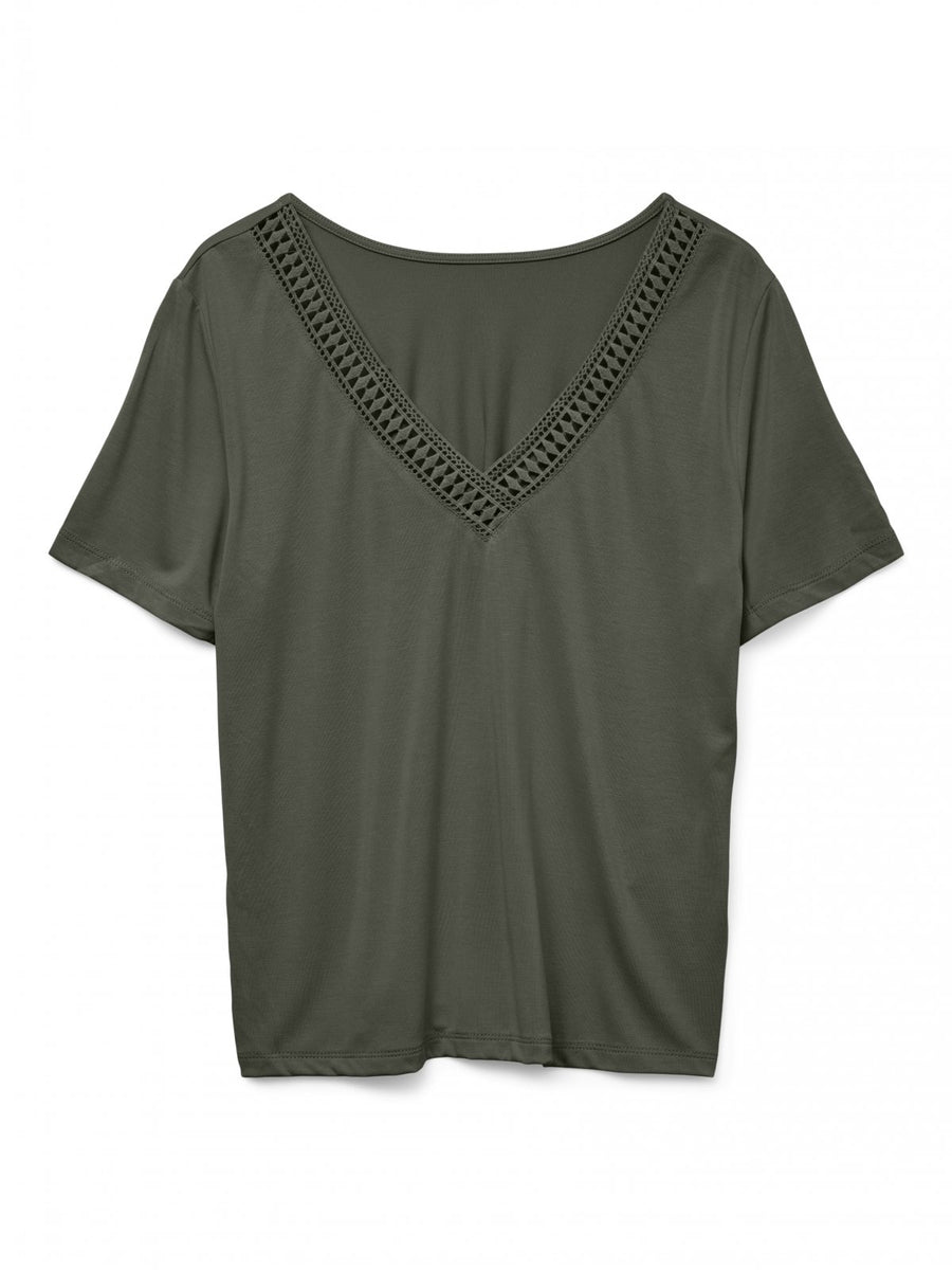 Μπλούζα v cut με σχέδιο Vero Moda 10329687