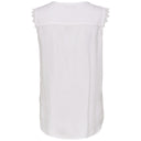 Μπλούζα αμάνικη με δαντέλα ONLY 15157656 - Λευκό - thefashionproject.gr - ONLY - 22292001032