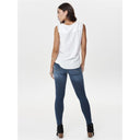 Μπλούζα αμάνικη με δαντέλα ONLY 15157656 - Λευκό - thefashionproject.gr - ONLY - 22292001032