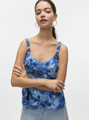 Μπλούζα αμάνικη με print Vero Moda 10329369 - Μπλε - thefashionproject.gr - VERO MODA - 24174037003