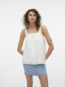 Μπλούζα κιπούρ Vero Moda 10305374 - Λευκό - thefashionproject.gr - VERO MODA