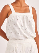 Μπλούζα κιπούρ Vero Moda 10305374 - Λευκό - thefashionproject.gr - VERO MODA