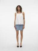 Μπλούζα κιπούρ Vero Moda 10305374 - Λευκό - thefashionproject.gr - VERO MODA