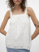 Μπλούζα κιπούρ Vero Moda 10305374 - Λευκό - thefashionproject.gr - VERO MODA