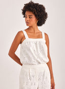 Μπλούζα κιπούρ Vero Moda 10305374 - Λευκό - thefashionproject.gr - VERO MODA