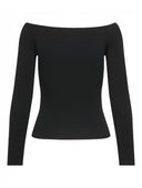 Μπλούζα με ανοιχτούς ώμους ONLY 15339763 - Μαύρο - thefashionproject.gr - ONLY - 23535002003