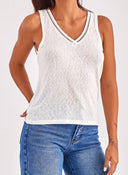 Μπλούζα με v cut ONLY 15320076 - Λευκό - thefashionproject.gr - ONLY - 21901001003
