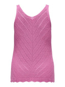 Μπλούζα plus size με λεπτή πλέξη CARMAKOMA 15315452 - Φούξια - thefashionproject.gr - CARMAKOMA