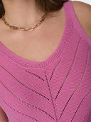 Μπλούζα plus size με λεπτή πλέξη CARMAKOMA 15315452 - Φούξια - thefashionproject.gr - CARMAKOMA