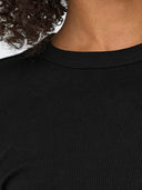 Μπλούζα ριμπ ONLY 15330639 - Μαύρο - thefashionproject.gr - ONLY - 23810002003