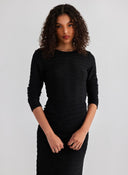 Μπλουζάκι με διάτρητο σχέδιο Vero Moda 10309749 - Μαύρο - thefashionproject.gr - VERO MODA