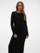 Μπλουζάκι με διάτρητο σχέδιο Vero Moda 10309749 - Μαύρο - thefashionproject.gr - VERO MODA