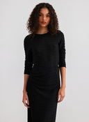 Μπλουζάκι με διάτρητο σχέδιο Vero Moda 10309749 - Μαύρο - thefashionproject.gr - VERO MODA