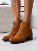 Μποτάκια αστραγάλου suede με λάστιχο - Ταμπά - thefashionproject.gr - The Fashion Project