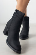 Μποτάκια casual με τακούνι - Μαύρο - thefashionproject.gr - The Fashion Project