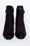 Μποτάκια casual με τακούνι - Μαύρο - thefashionproject.gr - The Fashion Project