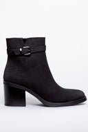 Μποτάκια casual με τακούνι - Μαύρο - thefashionproject.gr - The Fashion Project