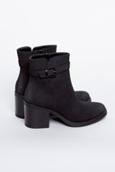 Μποτάκια casual με τακούνι - Μαύρο - thefashionproject.gr - The Fashion Project
