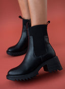 Μποτάκια chelsea με chunky σόλα ERYNN - Μαύρο - thefashionproject.gr - ERYNN