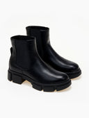 Μποτάκια chelsea με chunky σόλα PIECES 17151946 - Μαύρο - thefashionproject.gr - PIECES