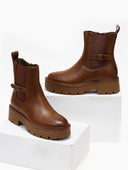 Μποτάκια chelsea με chunky σόλα - Τάουπε - thefashionproject.gr - The Fashion Project - 22835035002