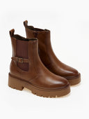 Μποτάκια chelsea με chunky σόλα - Τάουπε - thefashionproject.gr - The Fashion Project