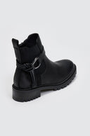 Μποτάκια chelsea με κρίκο ERYNN - Μαύρο - thefashionproject.gr - ERYNN