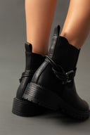 Μποτάκια chelsea με κρίκο ERYNN - Μαύρο - thefashionproject.gr - ERYNN