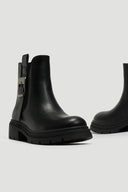 Μποτάκια chelsea με λάστιχο και τοκά ERYNN - Μαύρο - thefashionproject.gr - ERYNN