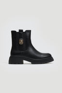 Μποτάκια chelsea με μεταλλικό στοιχείο ERYNN - Μαύρο - thefashionproject.gr - ERYNN