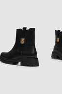 Μποτάκια chelsea με μεταλλικό στοιχείο ERYNN - Μαύρο - thefashionproject.gr - ERYNN
